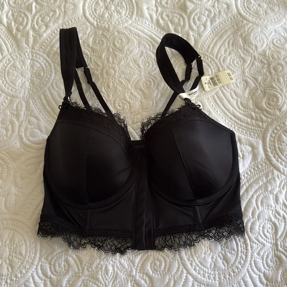 NWT aerie show off shine corset balconette bra - Picture 5 of 12